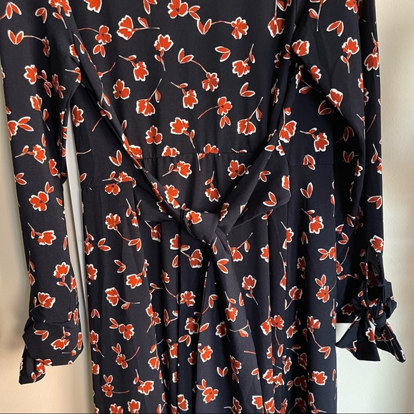 NWOT ELOQUII Tie Detail Midi Dress - Picture 8 of 8